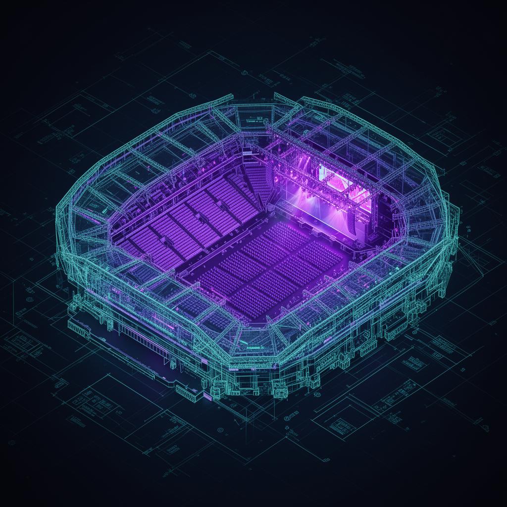 3D Concert layout preview