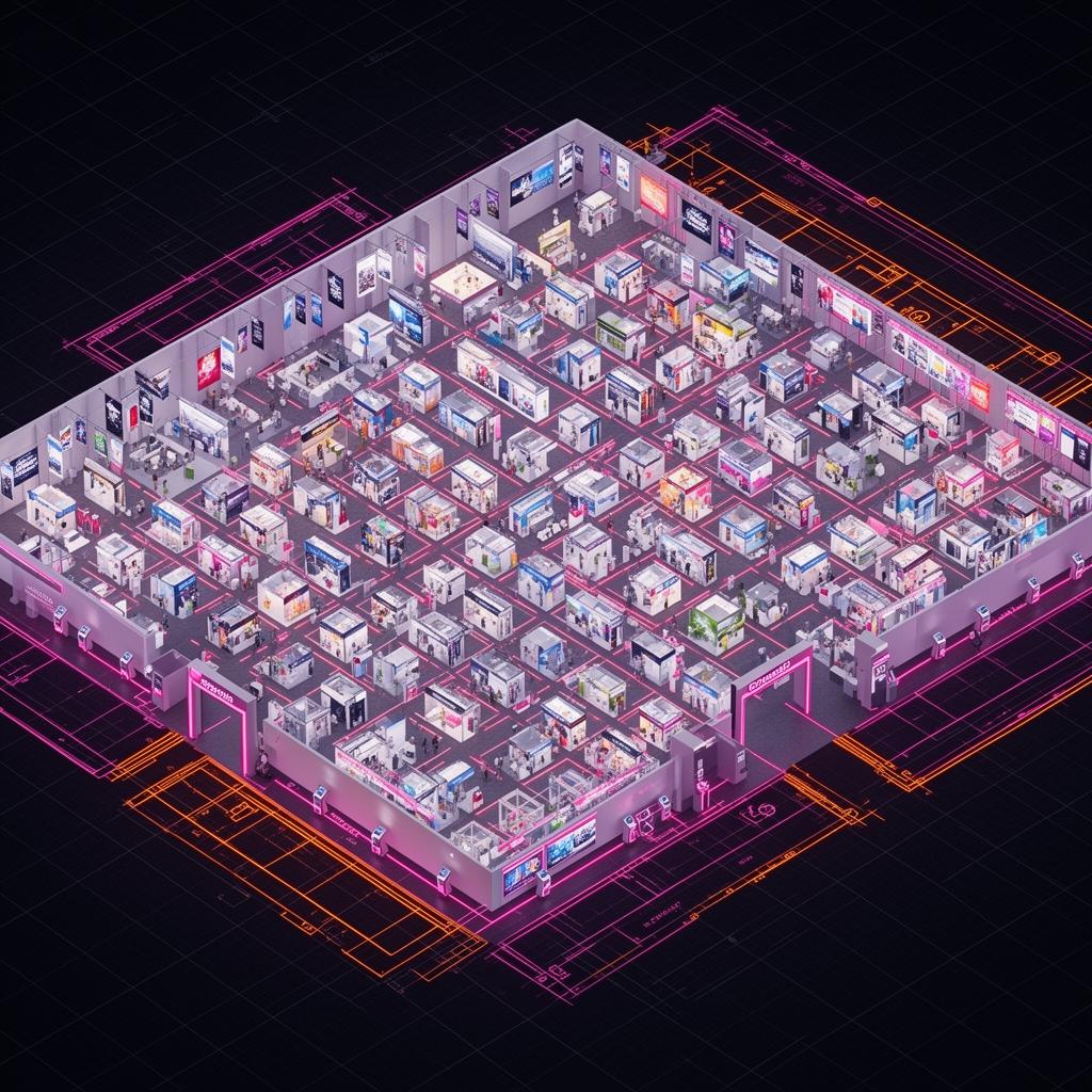 3D Expo layout preview