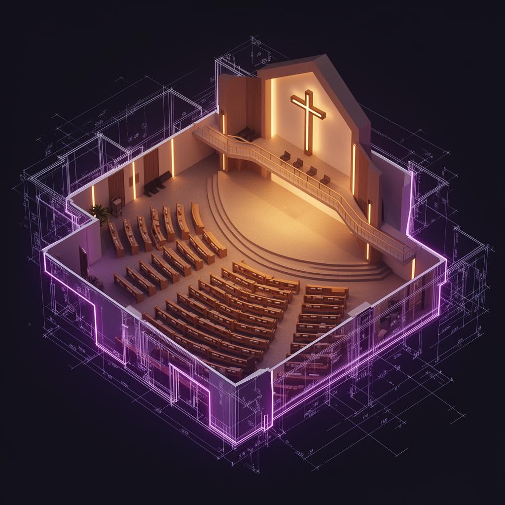 3D Worship layout preview